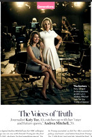 Katy Tur and Andrea Mitchell, for Glamour